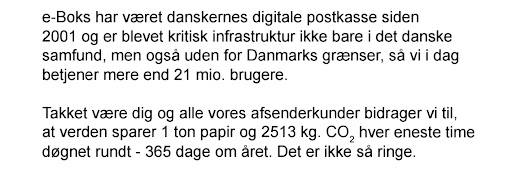 e-Boks kvantificerer